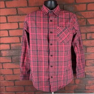Redmond Buffalo Plaid Men’s Flannel Button-Down Shirt – Small,‎ Casual Layer